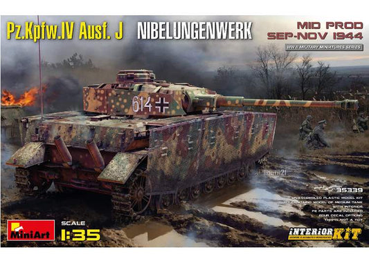 1/35 Miniart - Pz.Kpfw.IV Ausf. J Nibelungenwerk Mid Prod w/Inteior
