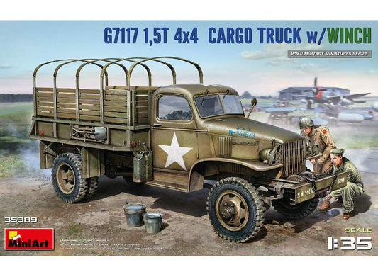 1/35 Miniart - G7117 1.5t 4x4 G7117 Cargo Truck w/ Winch