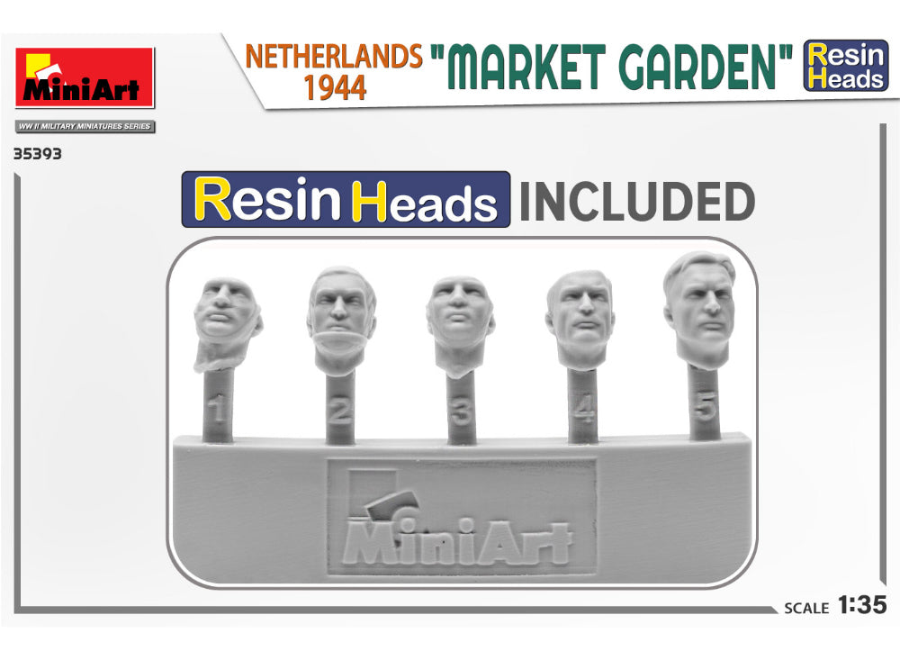 1/35 Miniart - Market Garden - Netherlands 1944 w/Resin Heads