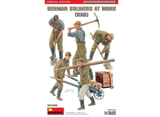 1/35 Miniart - German Soldiers at Work (RAD) Special Edition