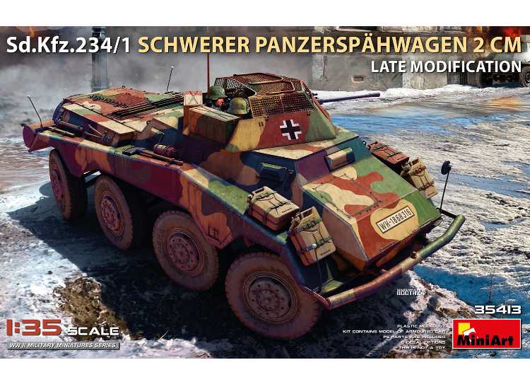 135 Miniart - Sd.Kfz.234/1 Schwerer Panzerspähwagen (2 cm) Late Mod