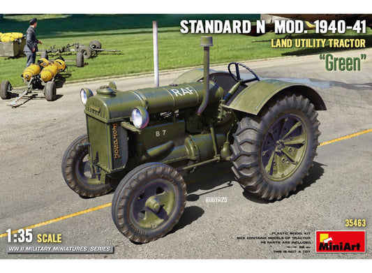 1/35 Miniart - Land Utility Tractor Standard N Green Mod 40-41