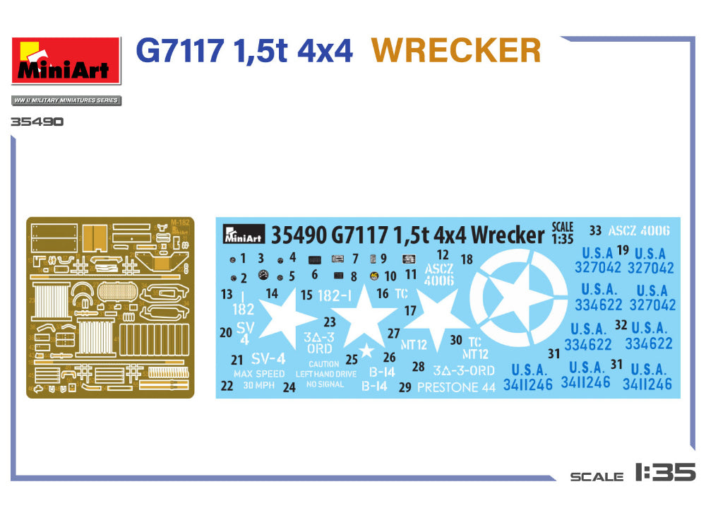 1/35 Miniart - G7117 1.5t 4x4 Wrecker