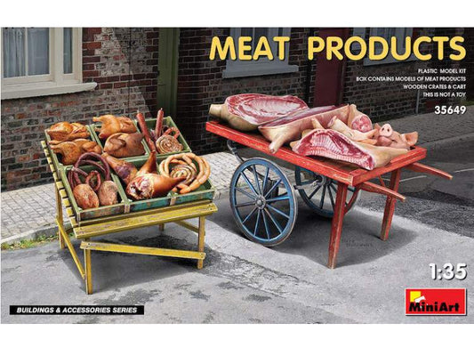 1/35 Miniart - Meat Products w/Carts