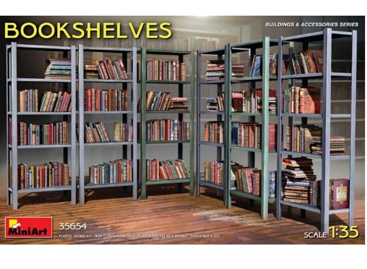 1/35 Miniart - Bookshelves