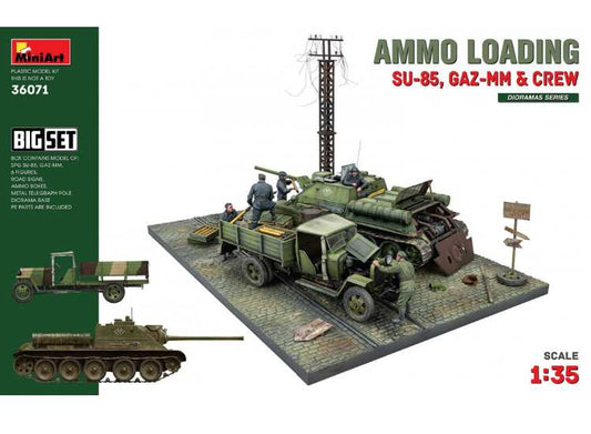 1/35 Miniart - Ammo Loading (SU-85, GAZ-MM & Crew) BIG SET