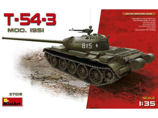 1/35 Miniart - T-54-3 Soviet Medium Tank. Mod. 1951