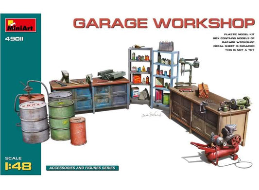 1/48 Miniart - Garage Workshop