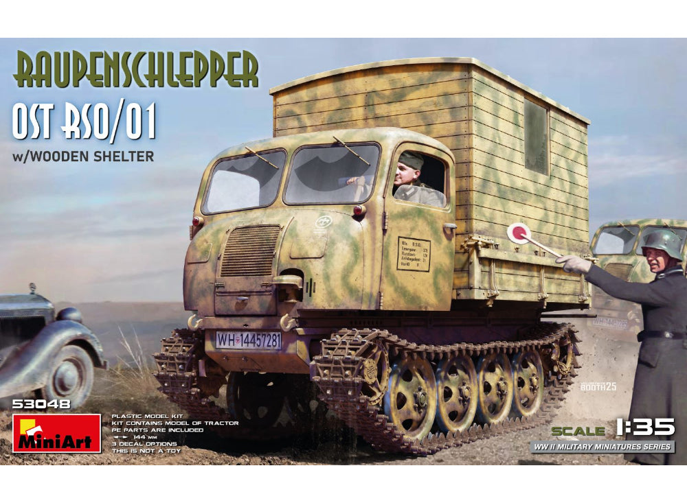1/35 Miniart - Raupenschlepper Ost RSO/01 w/Wooden Shelter