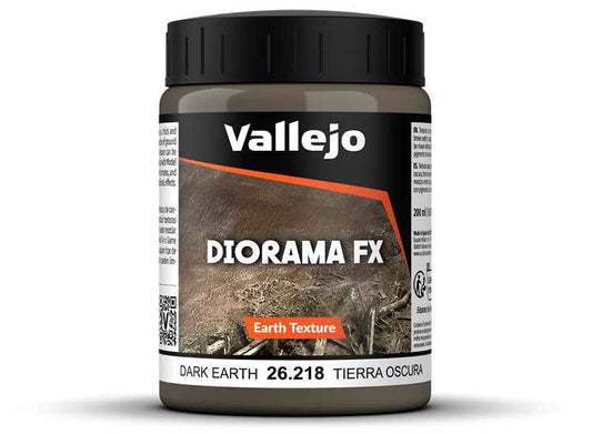 200ml Vallejo - Earth Texture - Dark Earth