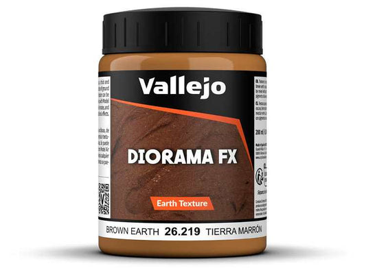 200ml Vallejo - Earth Textures - Brown Earth