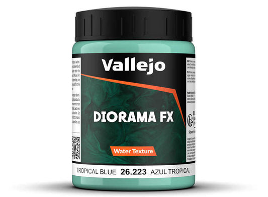 200ml Vallejo - Water Texture - Tropical Blue