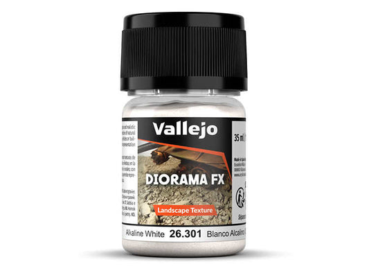 35ml Vallejo - Landscape Texture  - Alkaline White 0.5-1 mm