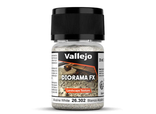 35ml Vallejo - Landscape Texture  - Alkaline White 1-2 mm