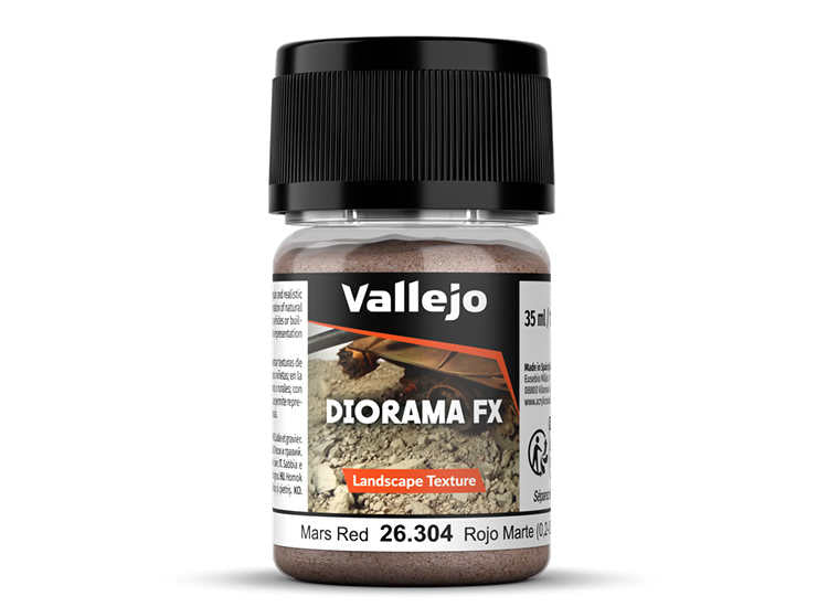 Vallejo VA26304 35ml - Landscape Texture  - Mars Red 0.2-0.6 mm