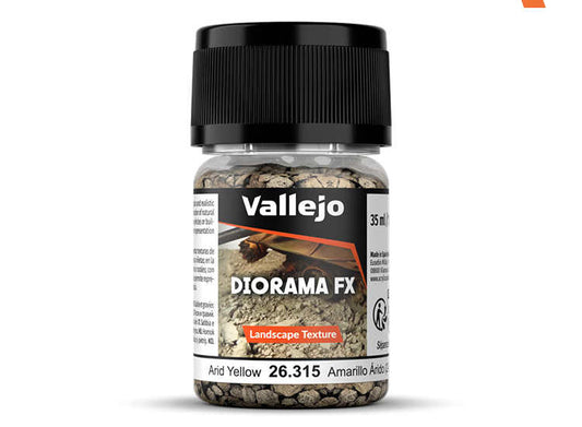Vallejo VA26315 35ml - Landscape Texture  - Arid Yellow 2-5 mm