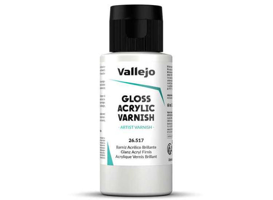 60ml Vallejo - Liquid Acrylic Varnish Gloss - 60ml