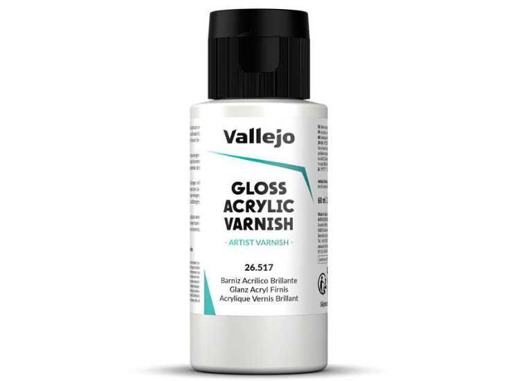 60ml Vallejo - Liquid Acrylic Varnish Gloss - 60ml