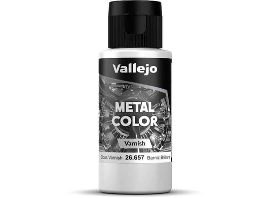 60ml Vallejo - Gloss Metal Varnish