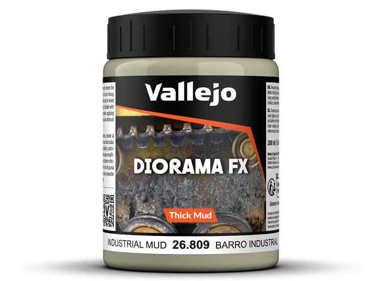 200ml Vallejo - Diorama Thick Mud - Industrial Mud
