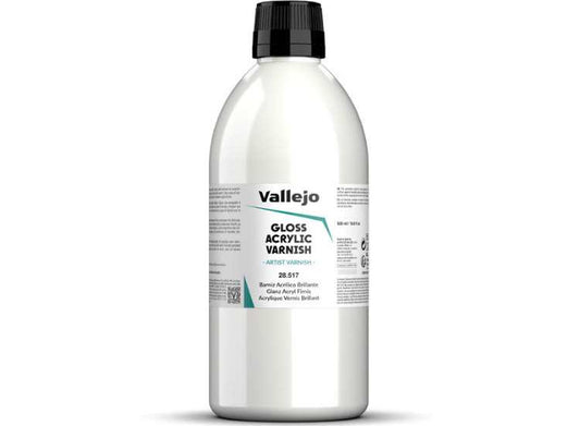 500ml Vallejo - Liquid Acrylic Varnish Gloss - 500ML
