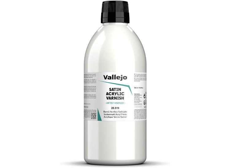 500ml Vallejo - Liquid Acrylic Varnish Satin - 500ml