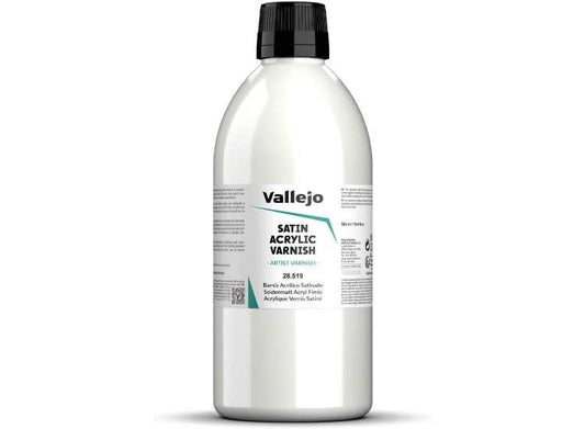 500ml Vallejo - Liquid Acrylic Varnish Satin - 500ml