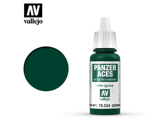 17ml Vallejo - Panzer Aces - 334 German Tank Crew I (Feldgrau)
