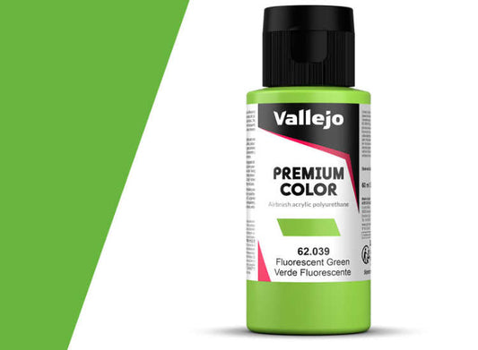 60ml Vallejo - Premium Colour 039 Fluorescent Green