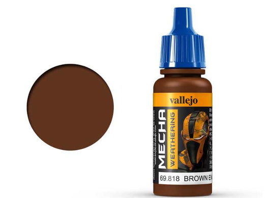 17ml Vallejo - Mecha Weathering - Brown Engine Soot (Matt)