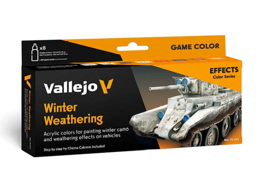 18ml x8 Vallejo - Winter Weathering