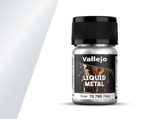 35ml Vallejo - Liquid Metal -  Silver
