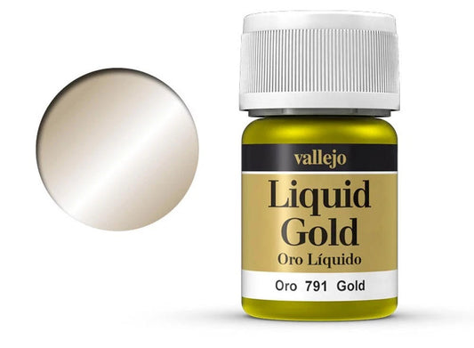 35ml Vallejo - Liquid Metal - Gold