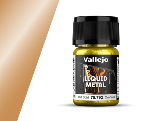 35ml Vallejo - Liquid Metal -  Old Gold