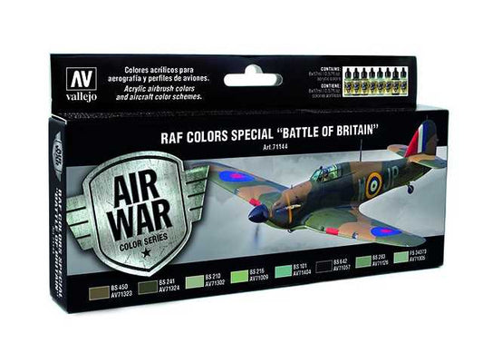 17ml x8 Vallejo - Model Air Set - Battle of Britain RAF Colours Special