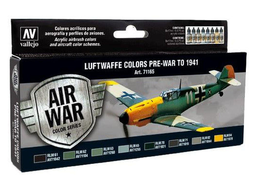 17ml x8 Vallejo - Model Air Set - Luftwaffe Pre-War to 1941