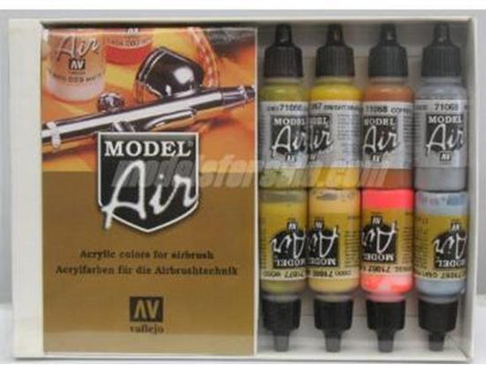 17ml x16 Vallejo - Model Air Set - Metallic Effects Colours (x16)