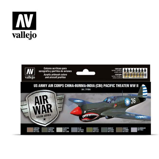 17ml x 8 Vallejo - Model Air Set - US Army Air Corps Pacific WWII