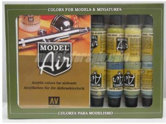 17ml x16 Vallejo - Model Air Set - German/Allied WWII Colours (x16)