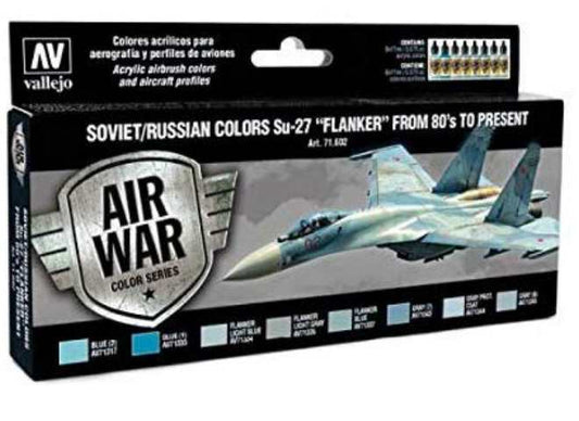 17ml x8 Vallejo - Model Air Set - Su-27 Flanker from 80’s to present