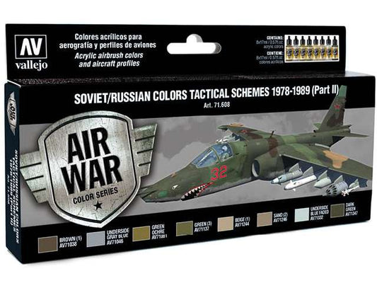 17ml x8 Vallejo - Model Air Paint Set - Soviet Schemes Pt.II