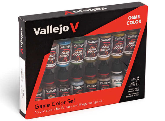 18ml x16 Vallejo - Game Color Acrylic Paint Set - Specialist
