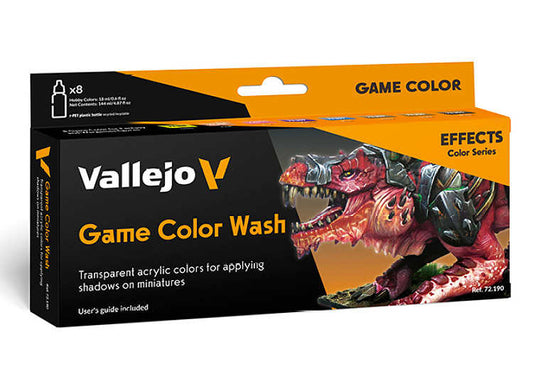 18ml x8 Vallejo - Game Color Wash Set