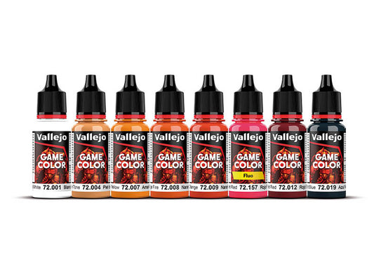 18ml x8 Vallejo - Game Color Acrylic Paint Set - Fire Dragons