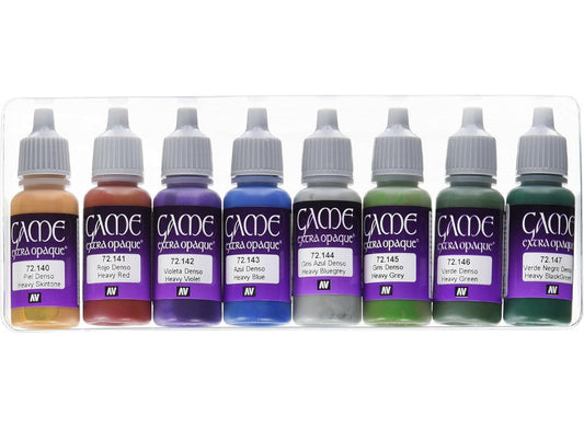 17ml x8 Vallejo - Game Colour Set Extra Opaque