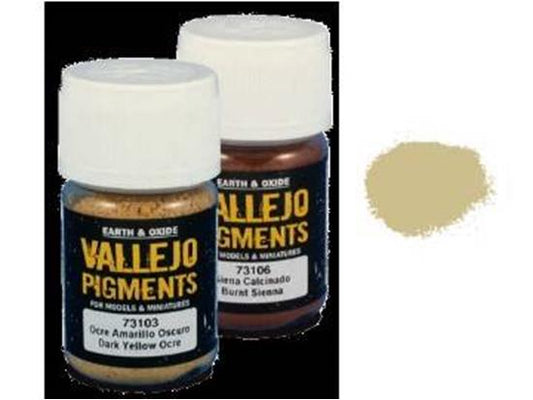30ml Vallejo - Pigments - 73104 Light Sienna