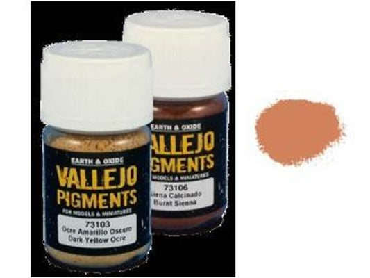 30ml Vallejo - Pigments - 73106 Burnt Sienna