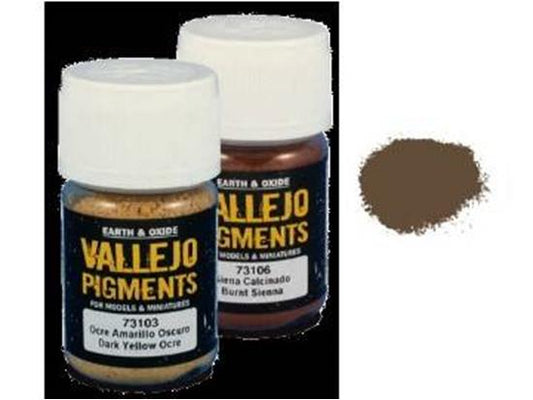 30ml Vallejo - Pigments - 73110 Burnt Umber