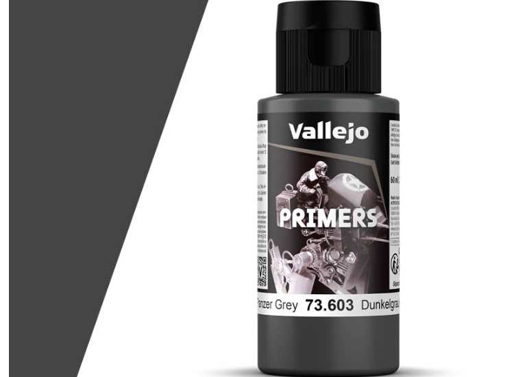 60ml Vallejo - Acrylic Primer German Panzer Grey (RAL 7021)