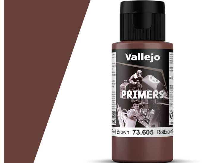 60ml Vallejo - Acrylic Primer German Red Brown (RAL 8012)